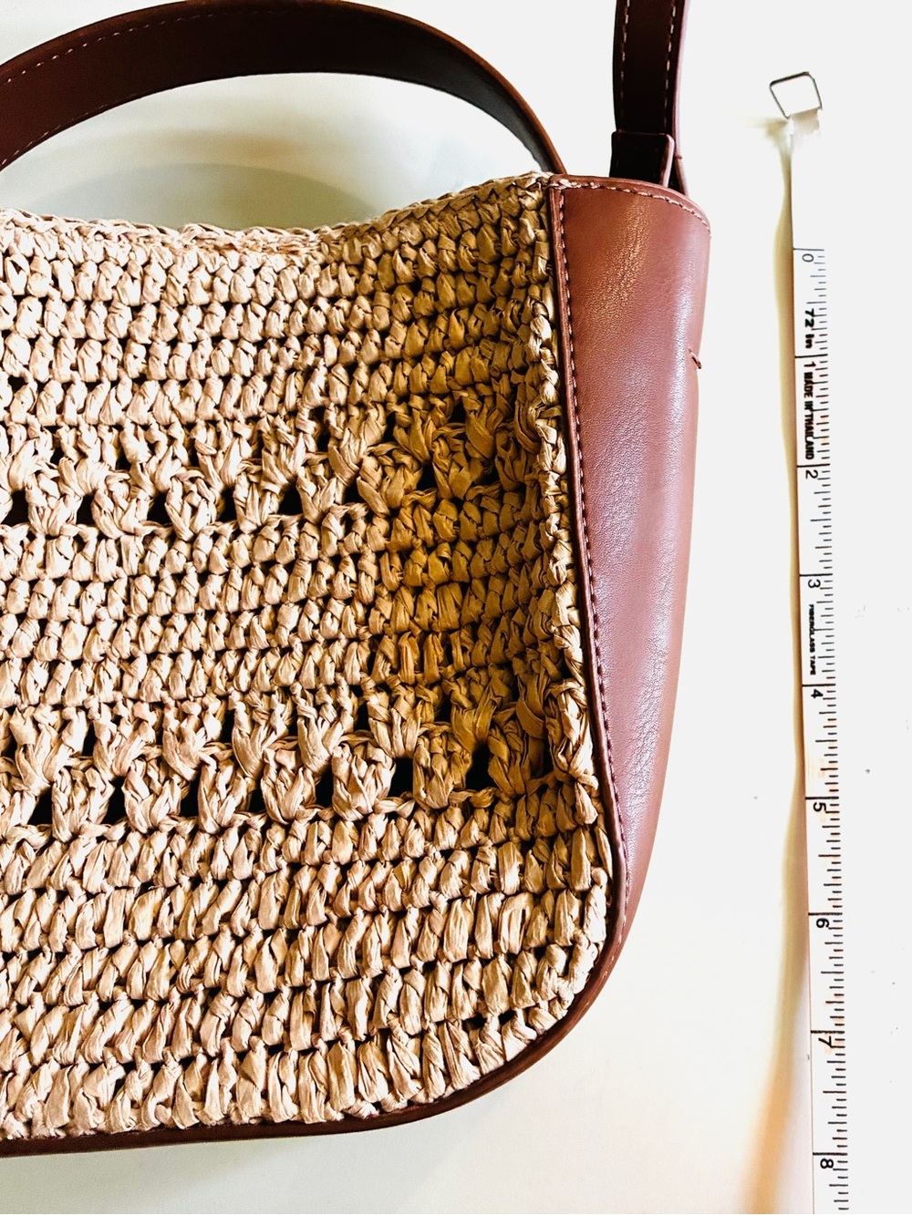 J.Crew Factory Popular Woven crossbody mini tote bag. NWT. - Picture 14 of 15